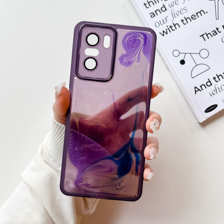Oil Painting Electroplating TPU Phone Case, For Xiaomi Redmi K60, For Xiaomi Redmi K50, For Xiaomi Redmi K50 Ultra, For Xiaomi Redmi K40, For Xiaomi Redmi K40 Pro, For Xiaomi Redmi K40 Gaming