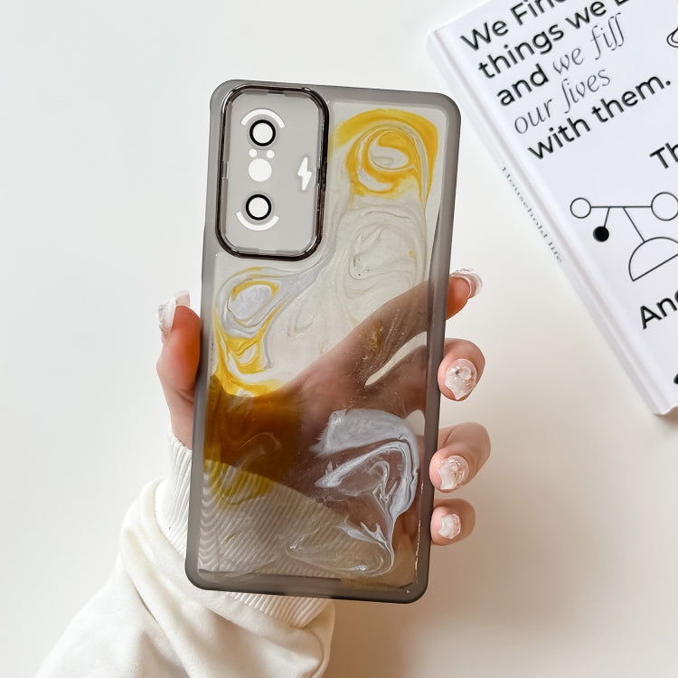 Oil Painting Electroplating TPU Phone Case, For Xiaomi Redmi K60, For Xiaomi Redmi K50, For Xiaomi Redmi K50 Ultra, For Xiaomi Redmi K40, For Xiaomi Redmi K40 Pro, For Xiaomi Redmi K40 Gaming