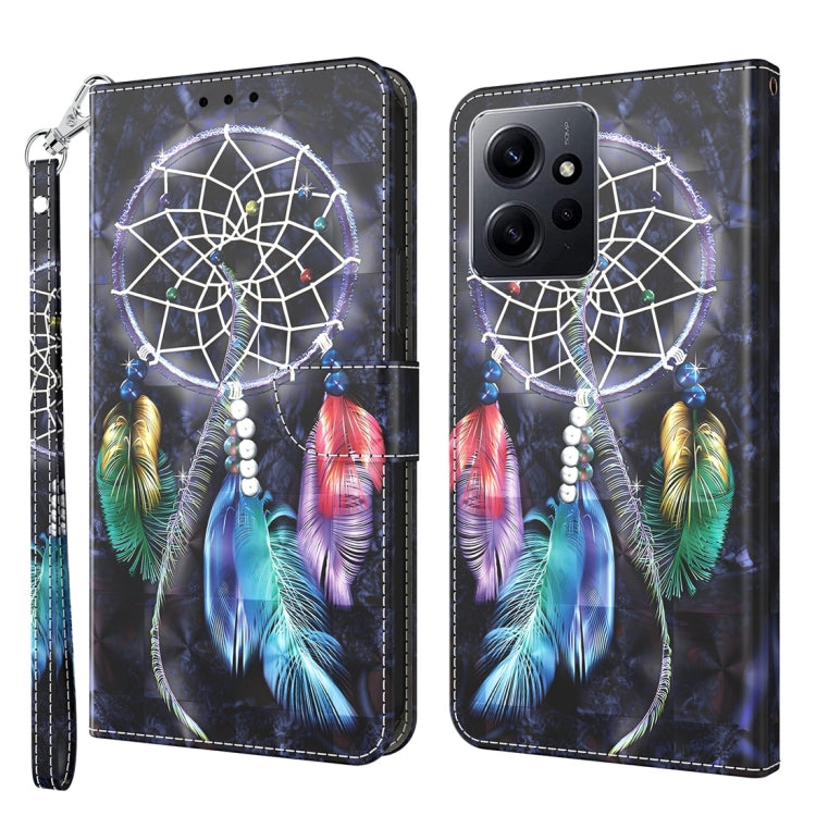 3D Painted Pattern Leather Phone Case, For Xiaomi Redmi Note  12 Pro+ 5G Global, For Xiaomi 12 Pro, For Xiaomi 12, For Xiaomi Redmi Note 10 Pro