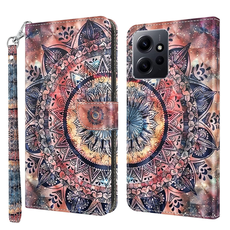 3D Painted Pattern Leather Phone Case, For Xiaomi Redmi Note  12 Pro+ 5G Global, For Xiaomi 12 Pro, For Xiaomi 12, For Xiaomi Redmi Note 10 Pro