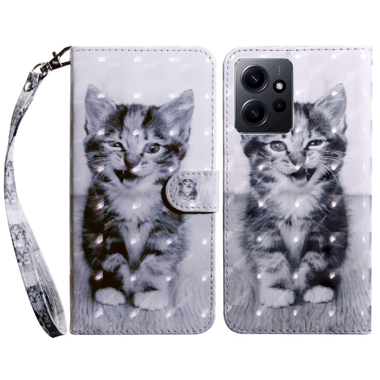 3D Painted Pattern Leather Phone Case, For Xiaomi Redmi Note  12 Pro+ 5G Global, For Xiaomi 12 Pro, For Xiaomi 12, For Xiaomi Redmi Note 10 Pro
