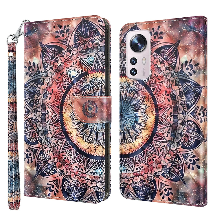 3D Painted Pattern Leather Phone Case, For Xiaomi Redmi Note  12 Pro+ 5G Global, For Xiaomi 12 Pro, For Xiaomi 12, For Xiaomi Redmi Note 10 Pro