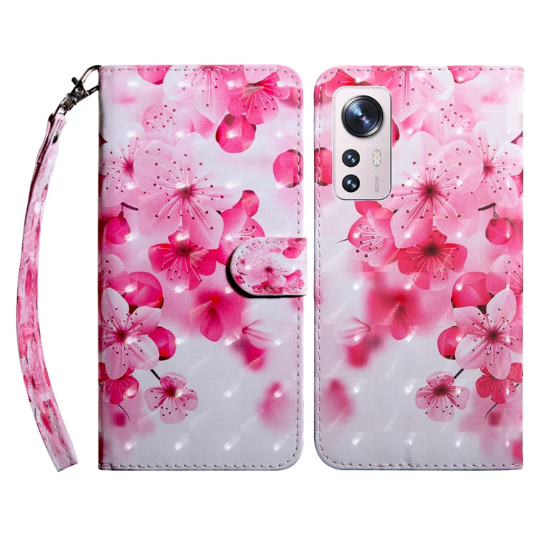 3D Painted Pattern Leather Phone Case, For Xiaomi Redmi Note  12 Pro+ 5G Global, For Xiaomi 12 Pro, For Xiaomi 12, For Xiaomi Redmi Note 10 Pro