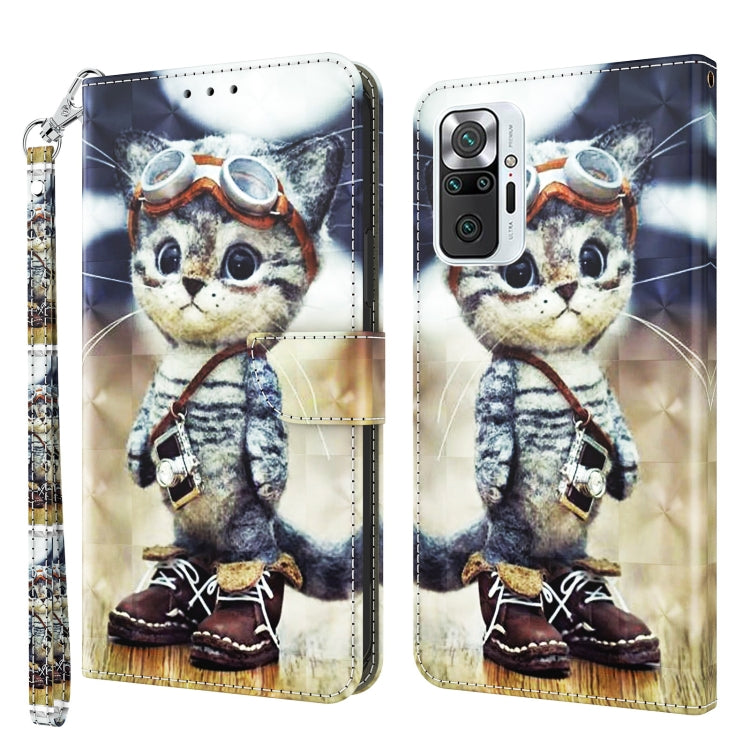 3D Painted Pattern Leather Phone Case, For Xiaomi Redmi Note  12 Pro+ 5G Global, For Xiaomi 12 Pro, For Xiaomi 12, For Xiaomi Redmi Note 10 Pro
