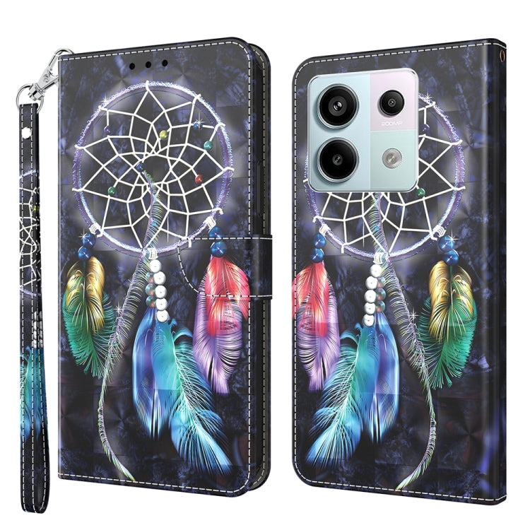3D Painted Pattern Leather Phone Case, For Xiaomi Redmi Note 13 Pro+, For Xiaomi Redmi Note 13 Pro 5G, For Xiaomi 13T Pro, For Xiaomi 13 Ultra
