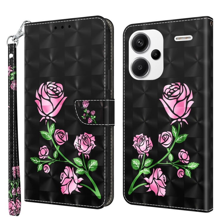 3D Painted Pattern Leather Phone Case, For Xiaomi Redmi Note 13 Pro+, For Xiaomi Redmi Note 13 Pro 5G, For Xiaomi 13T Pro, For Xiaomi 13 Ultra
