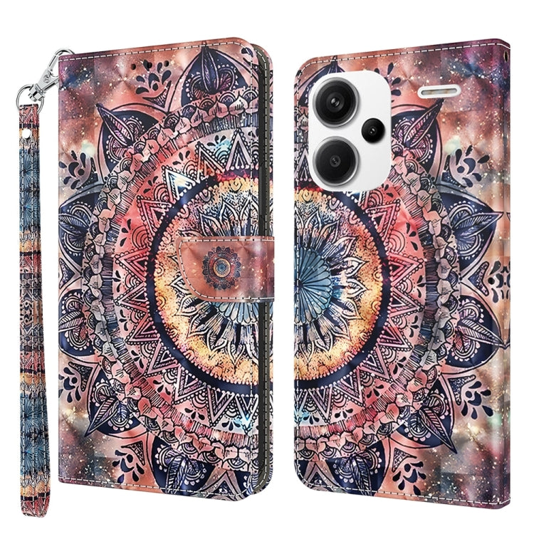 3D Painted Pattern Leather Phone Case, For Xiaomi Redmi Note 13 Pro+, For Xiaomi Redmi Note 13 Pro 5G, For Xiaomi 13T Pro, For Xiaomi 13 Ultra
