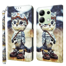 Load image into Gallery viewer, 3D Painted Pattern Leather Phone Case, For Xiaomi Redmi A3, For Xiaomi Redmi Note 13 4G, For Xiaomi Redmi Note 13 5G, For Xiaomi Redmi 13C