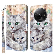 Load image into Gallery viewer, 3D Painted Pattern Leather Phone Case, For Xiaomi Redmi A3, For Xiaomi Redmi Note 13 4G, For Xiaomi Redmi Note 13 5G, For Xiaomi Redmi 13C