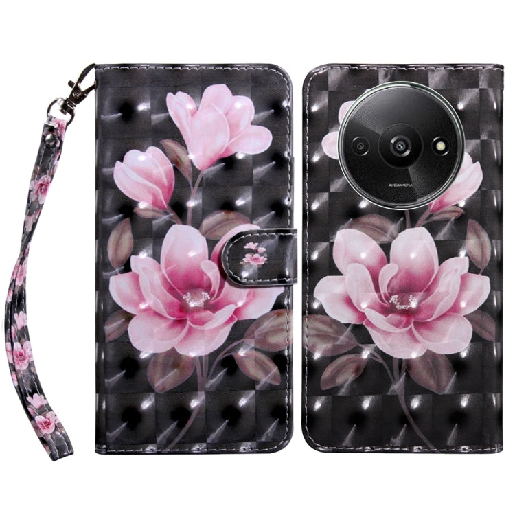 3D Painted Pattern Leather Phone Case, For Xiaomi Redmi A3, For Xiaomi Redmi Note 13 4G, For Xiaomi Redmi Note 13 5G, For Xiaomi Redmi 13C