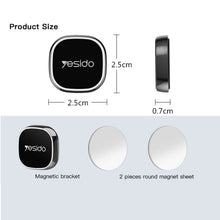 Load image into Gallery viewer, Yesido C81 Car Dashboard Mini Strong Magnetic Phone Holder, C81 (Black), C81 (Silver)