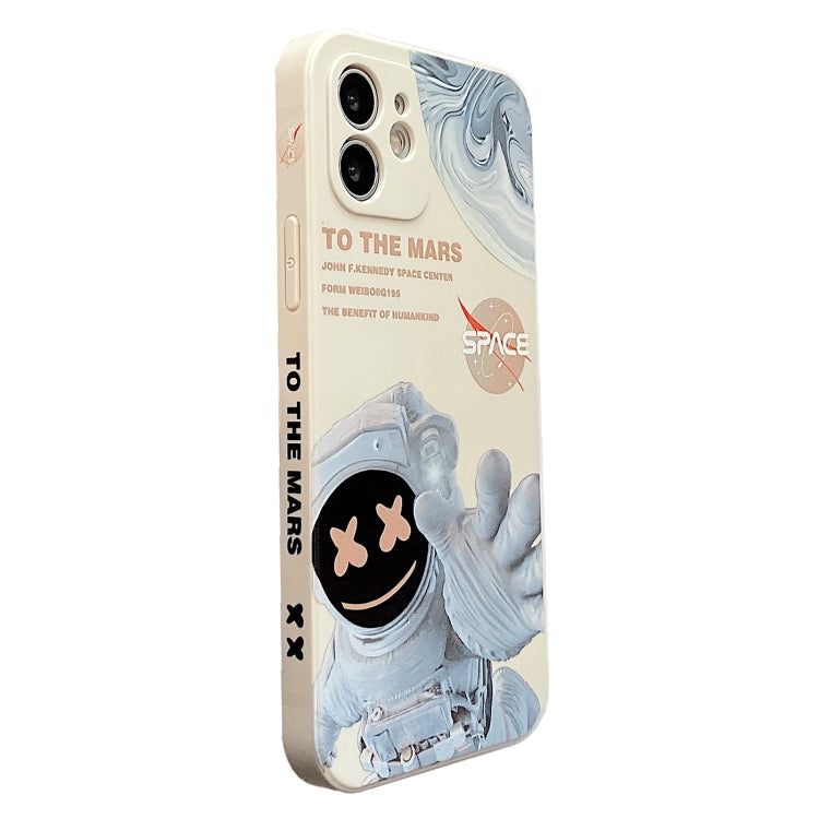 Martian Astronaut Pattern Shockproof Phone Case
