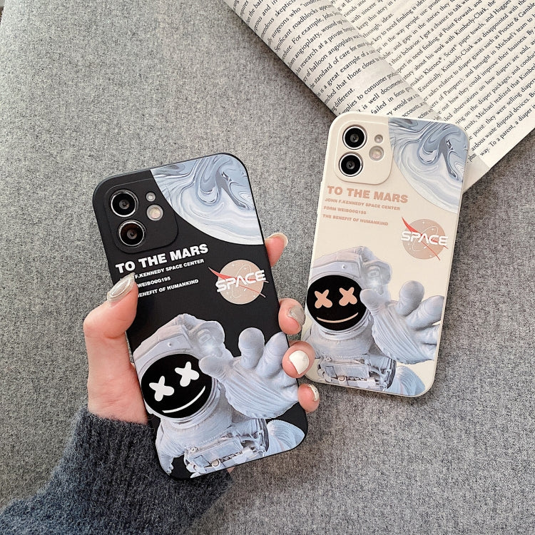 Martian Astronaut Pattern Shockproof Phone Case