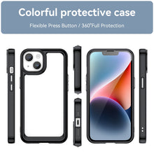 Load image into Gallery viewer, Colorful Series Acrylic + TPU Phone Case, For iPhone 15