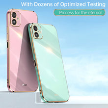 Load image into Gallery viewer, XINLI Straight Edge 6D Electroplate TPU Phone Case