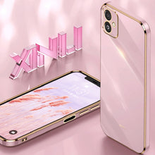 Load image into Gallery viewer, XINLI Straight Edge 6D Electroplate TPU Phone Case
