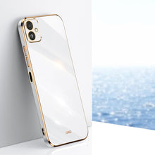 Load image into Gallery viewer, XINLI Straight Edge 6D Electroplate TPU Phone Case