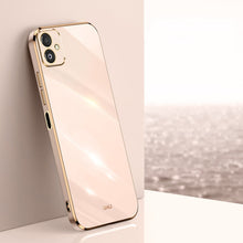Load image into Gallery viewer, XINLI Straight Edge 6D Electroplate TPU Phone Case