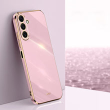 Load image into Gallery viewer, XINLI Straight Edge 6D Electroplate TPU Phone Case, For Samsung Galaxy A05, For Samsung Galaxy A05s, For Samsung Galaxy M34 5G, For Samsung Galaxy A25 5G, For Samsung Galaxy S23 FE 5G, For Samsung Galaxy M54 5G