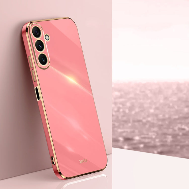 XINLI Straight Edge 6D Electroplate TPU Phone Case, For Samsung Galaxy A05, For Samsung Galaxy A05s, For Samsung Galaxy M34 5G, For Samsung Galaxy A25 5G, For Samsung Galaxy S23 FE 5G, For Samsung Galaxy M54 5G