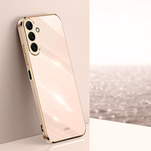 Load image into Gallery viewer, XINLI Straight Edge 6D Electroplate TPU Phone Case, For Samsung Galaxy A05, For Samsung Galaxy A05s, For Samsung Galaxy M34 5G, For Samsung Galaxy A25 5G, For Samsung Galaxy S23 FE 5G, For Samsung Galaxy M54 5G