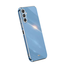 Load image into Gallery viewer, XINLI Straight Edge 6D Electroplate TPU Phone Case, For Samsung Galaxy A05, For Samsung Galaxy A05s, For Samsung Galaxy M34 5G, For Samsung Galaxy A25 5G, For Samsung Galaxy S23 FE 5G, For Samsung Galaxy M54 5G