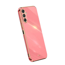 Load image into Gallery viewer, XINLI Straight Edge 6D Electroplate TPU Phone Case, For Samsung Galaxy A05, For Samsung Galaxy A05s, For Samsung Galaxy M34 5G, For Samsung Galaxy A25 5G, For Samsung Galaxy S23 FE 5G, For Samsung Galaxy M54 5G