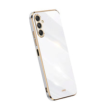 Load image into Gallery viewer, XINLI Straight Edge 6D Electroplate TPU Phone Case, For Samsung Galaxy A05, For Samsung Galaxy A05s, For Samsung Galaxy M34 5G, For Samsung Galaxy A25 5G, For Samsung Galaxy S23 FE 5G, For Samsung Galaxy M54 5G