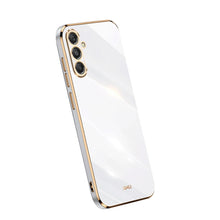 Load image into Gallery viewer, XINLI Straight Edge 6D Electroplate TPU Phone Case, For Samsung Galaxy A05, For Samsung Galaxy A05s, For Samsung Galaxy M34 5G, For Samsung Galaxy A25 5G, For Samsung Galaxy S23 FE 5G, For Samsung Galaxy M54 5G