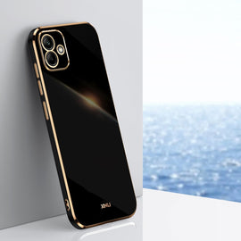 XINLI Straight Edge 6D Electroplate TPU Phone Case, For Samsung Galaxy A05, For Samsung Galaxy A05s, For Samsung Galaxy M34 5G, For Samsung Galaxy A25 5G, For Samsung Galaxy S23 FE 5G, For Samsung Galaxy M54 5G