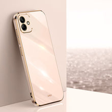 Load image into Gallery viewer, XINLI Straight Edge 6D Electroplate TPU Phone Case, For Samsung Galaxy A05, For Samsung Galaxy A05s, For Samsung Galaxy M34 5G, For Samsung Galaxy A25 5G, For Samsung Galaxy S23 FE 5G, For Samsung Galaxy M54 5G