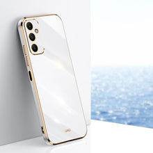 Load image into Gallery viewer, XINLI Straight Edge 6D Electroplate TPU Phone Case, For Samsung Galaxy A05, For Samsung Galaxy A05s, For Samsung Galaxy M34 5G, For Samsung Galaxy A25 5G, For Samsung Galaxy S23 FE 5G, For Samsung Galaxy M54 5G