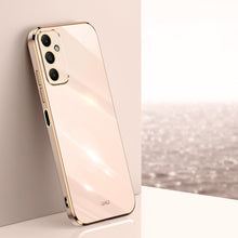 Load image into Gallery viewer, XINLI Straight Edge 6D Electroplate TPU Phone Case, For Samsung Galaxy A05, For Samsung Galaxy A05s, For Samsung Galaxy M34 5G, For Samsung Galaxy A25 5G, For Samsung Galaxy S23 FE 5G, For Samsung Galaxy M54 5G