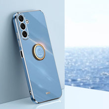 Load image into Gallery viewer, XINLI Straight Edge 6D Electroplate TPU Phone Case with Ring Holder, For Samsung Galaxy A05, For Samsung Galaxy A05s, For Samsung Galaxy M34 5G, For Samsung Galaxy A25 5G, For Samsung Galaxy S23 FE 5G, For Samsung Galaxy M54 5G