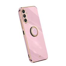 Load image into Gallery viewer, XINLI Straight Edge 6D Electroplate TPU Phone Case with Ring Holder, For Samsung Galaxy A05, For Samsung Galaxy A05s, For Samsung Galaxy M34 5G, For Samsung Galaxy A25 5G, For Samsung Galaxy S23 FE 5G, For Samsung Galaxy M54 5G
