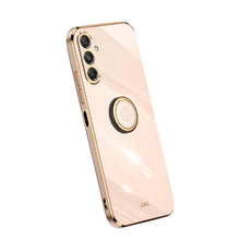 Load image into Gallery viewer, XINLI Straight Edge 6D Electroplate TPU Phone Case with Ring Holder, For Samsung Galaxy A05, For Samsung Galaxy A05s, For Samsung Galaxy M34 5G, For Samsung Galaxy A25 5G, For Samsung Galaxy S23 FE 5G, For Samsung Galaxy M54 5G
