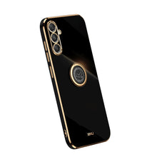 Load image into Gallery viewer, XINLI Straight Edge 6D Electroplate TPU Phone Case with Ring Holder, For Samsung Galaxy A05, For Samsung Galaxy A05s, For Samsung Galaxy M34 5G, For Samsung Galaxy A25 5G, For Samsung Galaxy S23 FE 5G, For Samsung Galaxy M54 5G