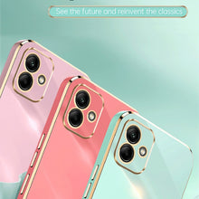 Load image into Gallery viewer, XINLI Straight Edge 6D Electroplate TPU Phone Case with Ring Holder, For Samsung Galaxy A05, For Samsung Galaxy A05s, For Samsung Galaxy M34 5G, For Samsung Galaxy A25 5G, For Samsung Galaxy S23 FE 5G, For Samsung Galaxy M54 5G