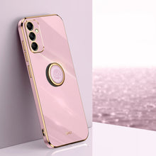 Load image into Gallery viewer, XINLI Straight Edge 6D Electroplate TPU Phone Case with Ring Holder