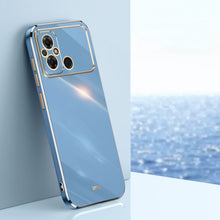 Load image into Gallery viewer, XINLI Straight Edge 6D Electroplate TPU Phone Case, For Xiaomi Redmi Note 12 Pro 4G, For Xiaomi Redmi Note 12 Turbo, For Xiaomi Civi 3 5G, For Xiaomi Poco C55 4G, For Xiaomi Redmi Note 12 5G Global