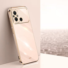 Load image into Gallery viewer, XINLI Straight Edge 6D Electroplate TPU Phone Case, For Xiaomi Redmi Note 12 Pro 4G, For Xiaomi Redmi Note 12 Turbo, For Xiaomi Civi 3 5G, For Xiaomi Poco C55 4G, For Xiaomi Redmi Note 12 5G Global