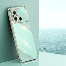 Load image into Gallery viewer, XINLI Straight Edge 6D Electroplate TPU Phone Case, For Xiaomi Redmi Note 12 Pro 4G, For Xiaomi Redmi Note 12 Turbo, For Xiaomi Civi 3 5G, For Xiaomi Poco C55 4G, For Xiaomi Redmi Note 12 5G Global