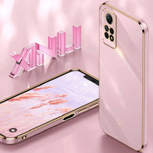 Load image into Gallery viewer, XINLI Straight Edge 6D Electroplate TPU Phone Case, For Xiaomi Redmi Note 12 Pro 4G, For Xiaomi Redmi Note 12 Turbo, For Xiaomi Civi 3 5G, For Xiaomi Poco C55 4G, For Xiaomi Redmi Note 12 5G Global
