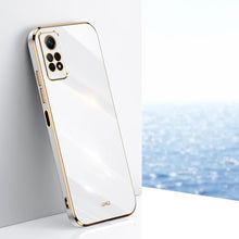 Load image into Gallery viewer, XINLI Straight Edge 6D Electroplate TPU Phone Case, For Xiaomi Redmi Note 12 Pro 4G, For Xiaomi Redmi Note 12 Turbo, For Xiaomi Civi 3 5G, For Xiaomi Poco C55 4G, For Xiaomi Redmi Note 12 5G Global