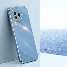 Load image into Gallery viewer, XINLI Straight Edge 6D Electroplate TPU Phone Case, For Xiaomi Redmi Note 12 Pro 4G, For Xiaomi Redmi Note 12 Turbo, For Xiaomi Civi 3 5G, For Xiaomi Poco C55 4G, For Xiaomi Redmi Note 12 5G Global