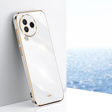 Load image into Gallery viewer, XINLI Straight Edge 6D Electroplate TPU Phone Case, For Xiaomi Redmi Note 12 Pro 4G, For Xiaomi Redmi Note 12 Turbo, For Xiaomi Civi 3 5G, For Xiaomi Poco C55 4G, For Xiaomi Redmi Note 12 5G Global
