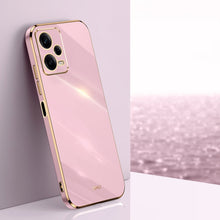 Load image into Gallery viewer, XINLI Straight Edge 6D Electroplate TPU Phone Case, For Xiaomi Redmi Note 12 Pro 4G, For Xiaomi Redmi Note 12 Turbo, For Xiaomi Civi 3 5G, For Xiaomi Poco C55 4G, For Xiaomi Redmi Note 12 5G Global