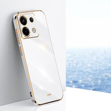 Load image into Gallery viewer, XINLI Straight Edge 6D Electroplate TPU Phone Case, For Xiaomi Redmi Note 13 Pro, For Xiaomi Redmi K60 Ultra / Mi 13T, For Xiaomi Redmi Note 12R, For Xiaomi Redmi K70, For Xiaomi Redmi 12 4G, For Xiaomi Redmi Note 12S 4G