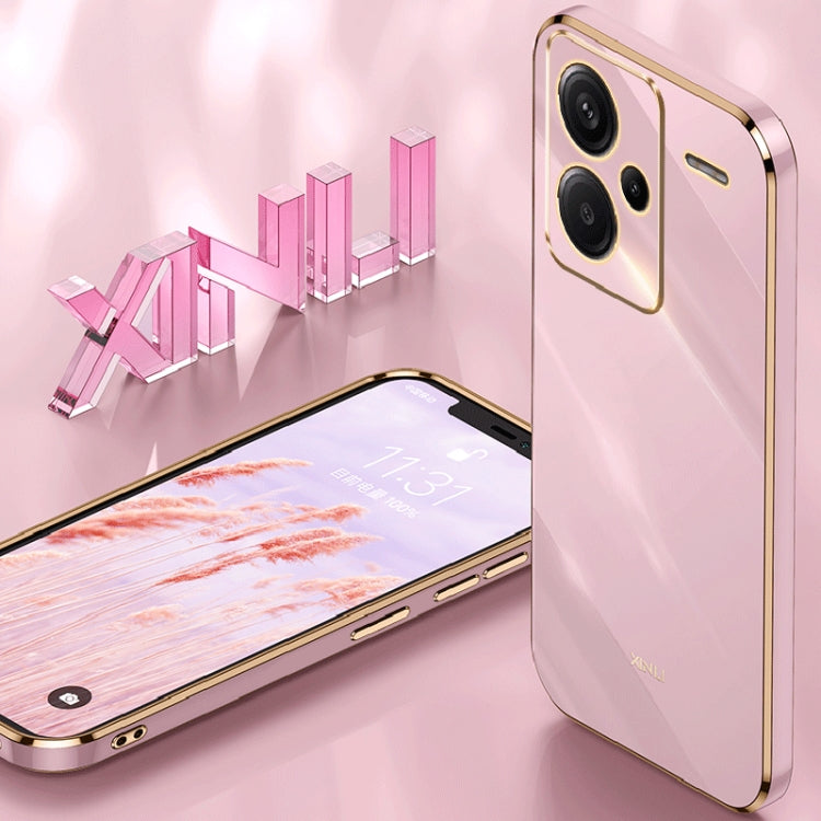 XINLI Straight Edge 6D Electroplate TPU Phone Case, For Xiaomi Redmi Note 13 Pro+, For Xiaomi Redmi Note 13 Pro, For Xiaomi Redmi K60 Ultra / Mi 13T, For Xiaomi Redmi Note 12R, For Xiaomi Redmi K70, For Xiaomi Redmi 12 4G
