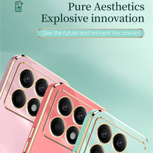Load image into Gallery viewer, XINLI Straight Edge 6D Electroplate TPU Phone Case, For Xiaomi Redmi K70E, For Xiaomi 14 Pro, For Xiaomi 14, For Xiaomi Redmi Note 13 5G, For Xiaomi Redmi 13C 4G, For Xiaomi Redmi Note 13 Pro+